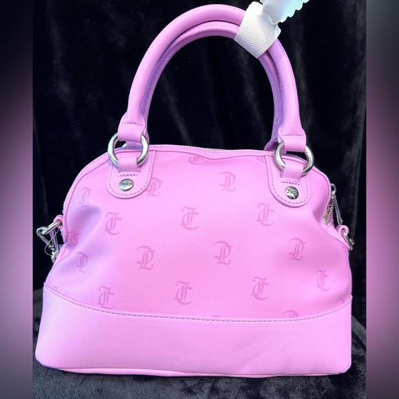 Juicy Couture💜 EXCLUSIVE💜 Violet Tulle Y2CUTE DOME SATCHEL (NWT) - Picture 10 of 16